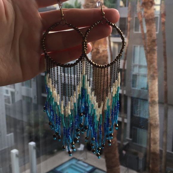 Francesca's Collections Jewelry - Francesca's dreamcatcher earrings